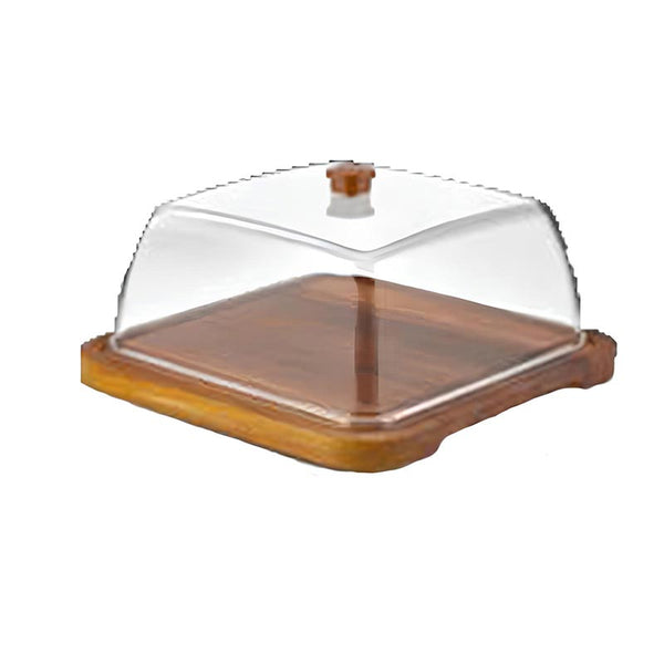 GastroPlast GFT-IR-18 Kare İroko Fanus Tepsisi, 280x280 mm