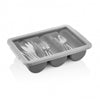 GastroPlast GKL-03 3 Bölmeli Kaşıklık Kapağı, Şeffaf