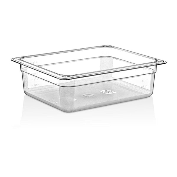 GastroPlast GN 1/2-100 mm Gastronorm Küvet, Polikarbon