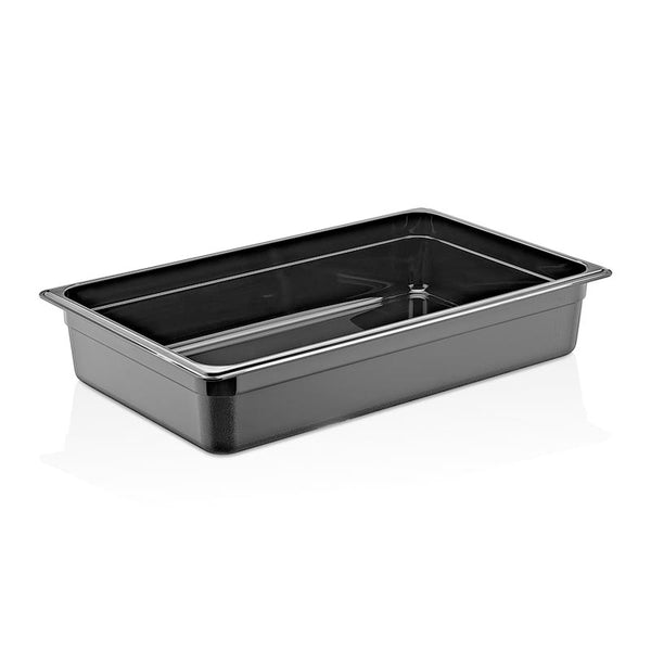 GastroPlast GN 1/3-65 mm Gastronorm Küvet, Polikarbon, Siyah