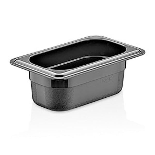GastroPlast GN 1/4-100 mm Gastronorm Küvet, Polikarbon, Siyah