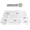 GastroPlast GN1/1-100 mm Polipropilen Gastronom Küvet, Siyah
