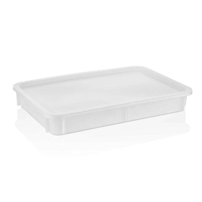 GastroPlast GPH-100/2 Polietilen Pizza Hamur Teknesi, 300x400x100 mm, Beyaz