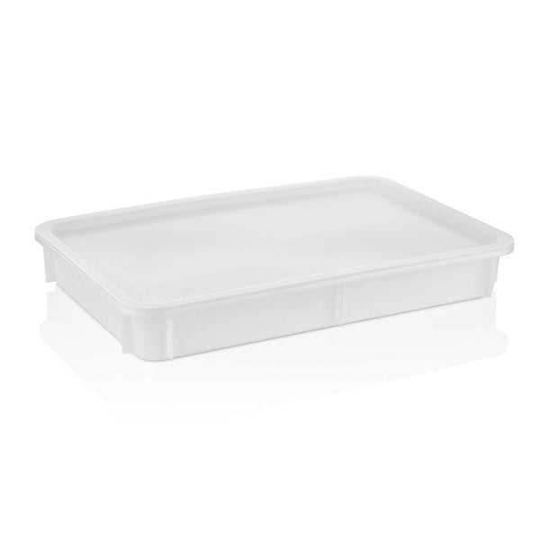 GastroPlast GPH-100/2 Polietilen Pizza Hamur Teknesi, 300x400x100 mm, Beyaz