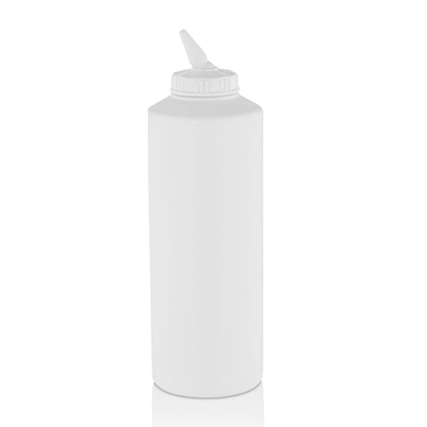 GastroPlast GPS-500 Ayarlı Uçlu Fişek Sosluk, 500 ml, Beyaz