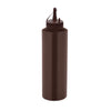 GastroPlast GPSC-1000 Kapaklı Fişek Sosluk, 1000 ml, Kahverengi