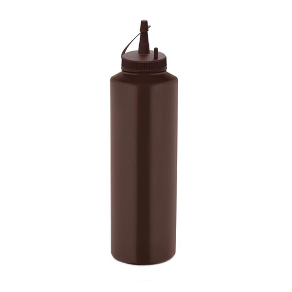 GastroPlast GPSC-1000 Kapaklı Fişek Sosluk, 1000 ml, Kahverengi