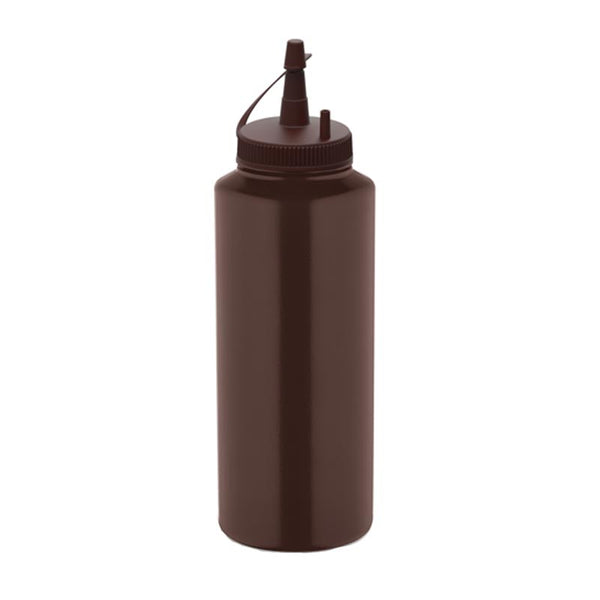 GastroPlast GPSC-500 Kapaklı Fişek Sosluk, 500 ml, Kahverengi
