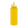 GastroPlast GPSC-500 Kapaklı Fişek Sosluk, 500 ml, Sarı