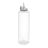 GastroPlast GPSC-750 Kapaklı Fişek Sosluk, 750 ml, Şeffaf