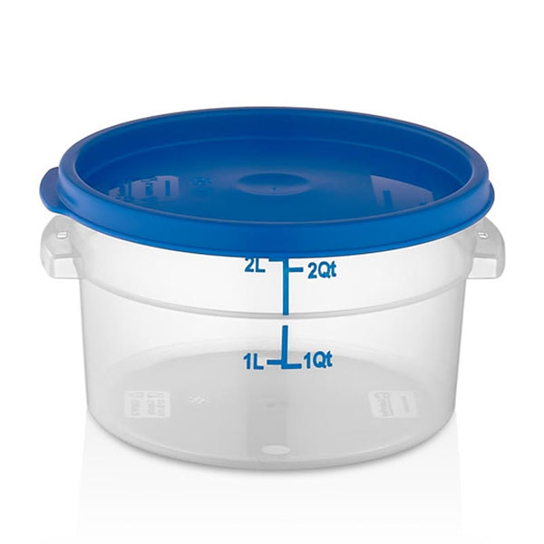 GastroPlast GRPP-2 Polipropilen Yuvarlak Saklama Kabı, 2.1 L