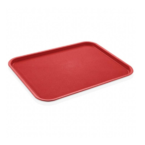 GastroPlast GTPP-3141 Polipropilen Servis Tepsisi, 31x41 cm, Kırmızı