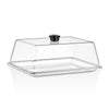 GastroPlast Polikarbon Fanus Tepsisi, 20x26 cm, Şeffaf