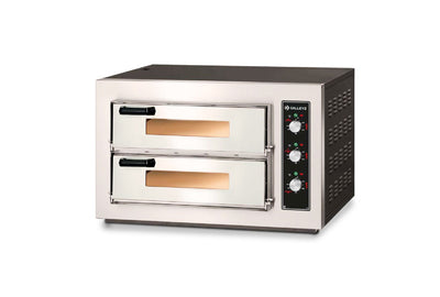 Double Deck Electric Pizza Oven 4+4 x Ø25 Cm Capacity