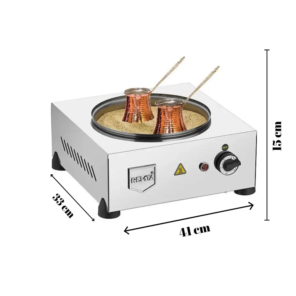 Gümüş Kumda Kahve Makinesi