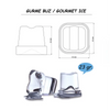 Iceinox ICE 50 Küp Buz Makinesi - kendinden hazneli - 50 kg/gün