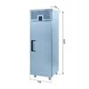 Iceinox Dik Tip Dondurucu - 1 Kapılı - 70x87xx210 Cm