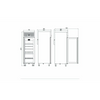 Iceinox VTS 610 N VG Dik Tip GN Dondurucu – 1 Cam Kapılı