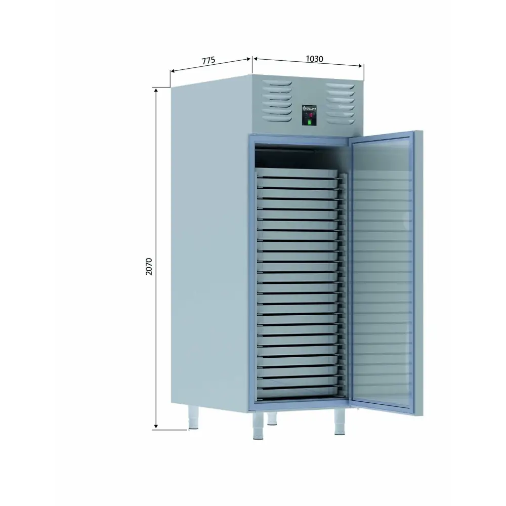 Dik Tip Patisseri No Frost - 1 Kapılı-Tepsi Kapasiteli-VTS-T 610 N CR