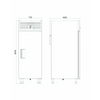 Iceinox VTS-T 610 N CR Dik Tip Patisseri No Frost - 1 Kapılı-Tepsi Kapasiteli