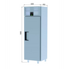 Iceinox VTS 400 N Dikey Tip Dondurucu - 1 Kapılı