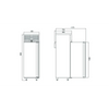 Iceinox VTS 400 N Dikey Tip Dondurucu - 1 Kapılı