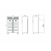 Iceinox VTS 1340 N-VG Dikey Tip GN No Frost Dondurucu - 2 Cam Kapılı