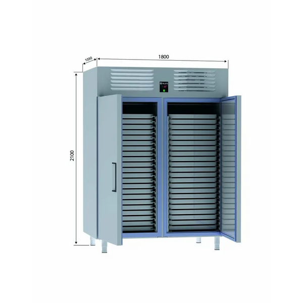 Iceinox VTF 1600 N -30⁰ Pasta Şoklama-2 Kapılı Tepsi Kapasiteli