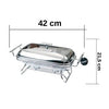 Biradlı GRV-0902 Dikdörtgen Isıtıcılı Yemek Servis Ünitesi, 2.2 L