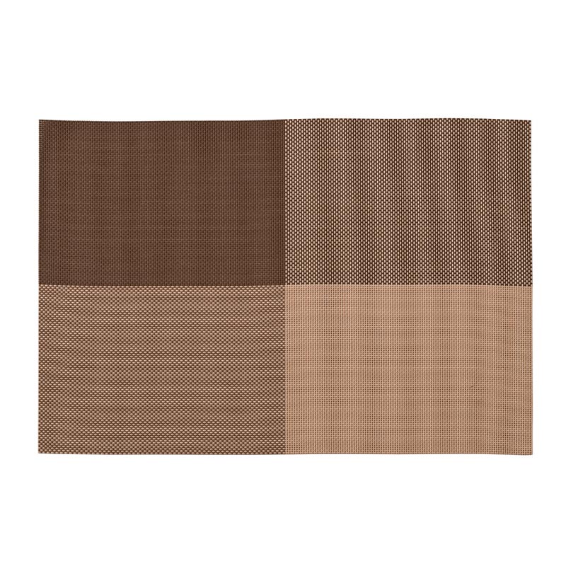 Zicco P-26 Plastik Örgülü Amerikan Servis, 30x45 cm, Kahverengi