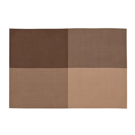 Zicco P-26 Plastik Örgülü Amerikan Servis, 30x45 cm, Kahverengi