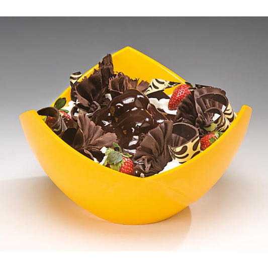 Zicco K-2001 Kandil Melamin Kase, 27x15 cm, Sarı