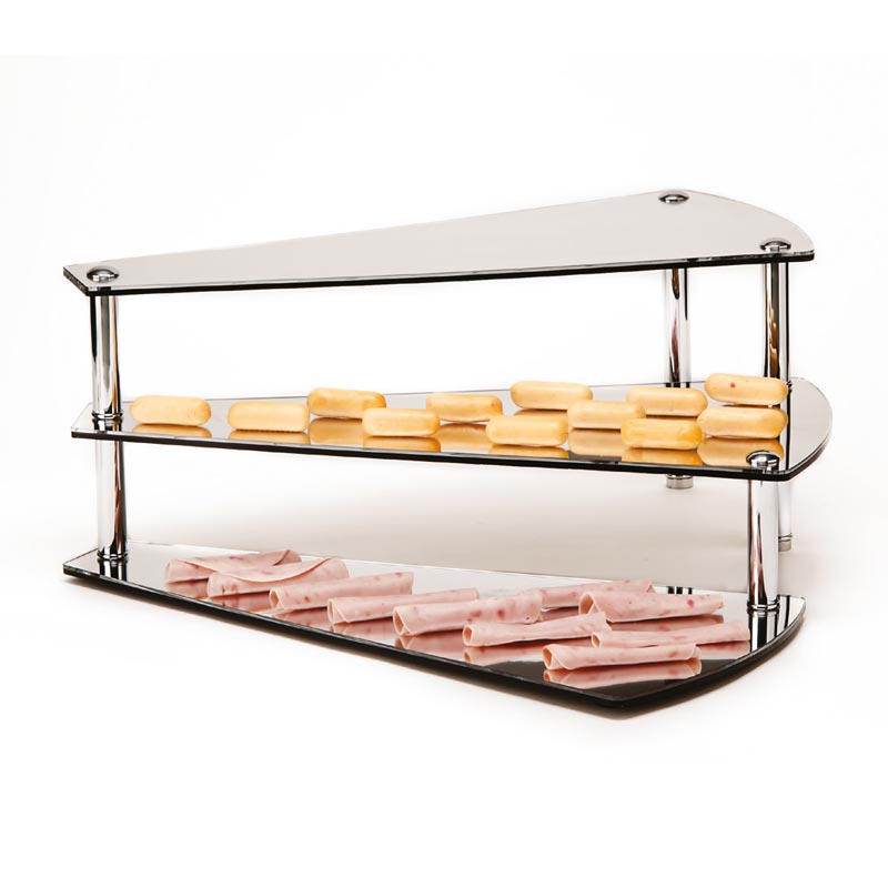 Zicco ZCP-217 Merdivenli Aynalı Teşhir Standı, 24 cm