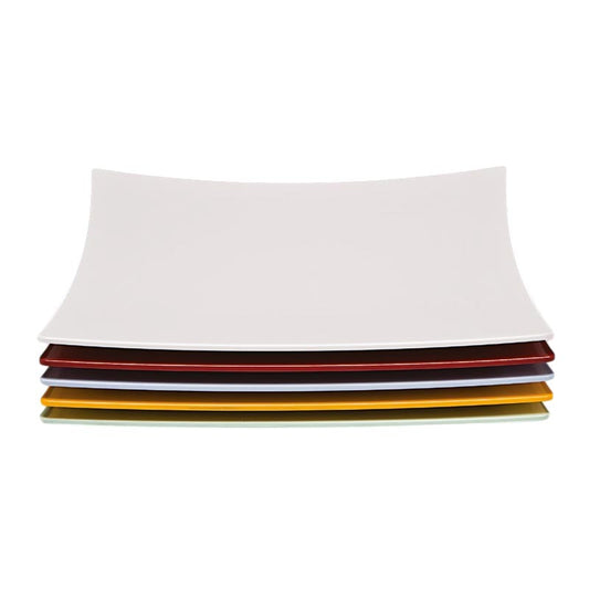 Zicco K-777 Melamin Kare Teşhir Tabağı, 35x35 cm, Siyah