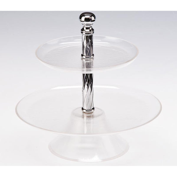 Zicco ZCP-453 Akrilik Teşhir Standı, 2 Katlı, 19 cm