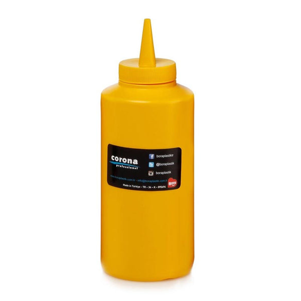 Bora Plastik Ketçaplık Mayonezlik, Şişe Kapaklı, 420 ml, Sarı