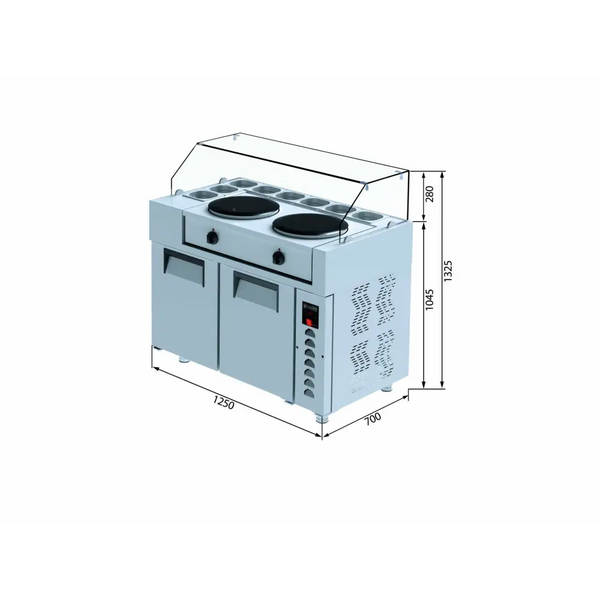 Iceinox KRN 330 Krep Buzdolabı - 2 Kapılı