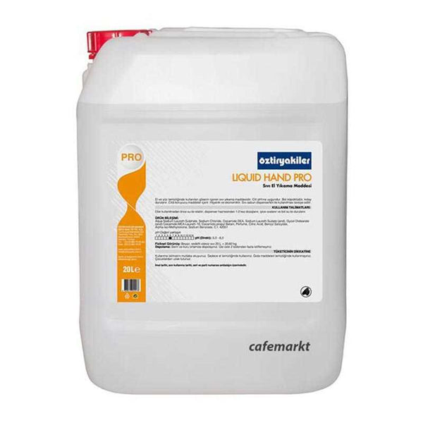 Öztiryakiler Liquid Hand Pro Kremli Sıvı El Yıkama Maddesi, 20 L