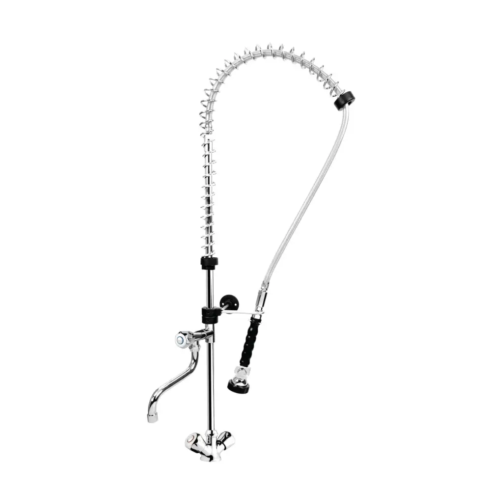 Livagaz Ara Musluklu Ön Yıkama Duş Ünitesi Tezgaha Monte