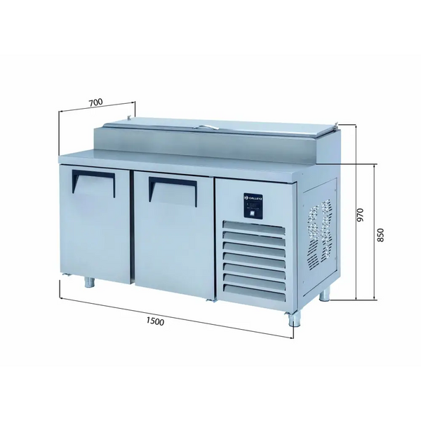 Iceinox Make Up Buzdolabı - 2 Kapılı - PTS-L 330