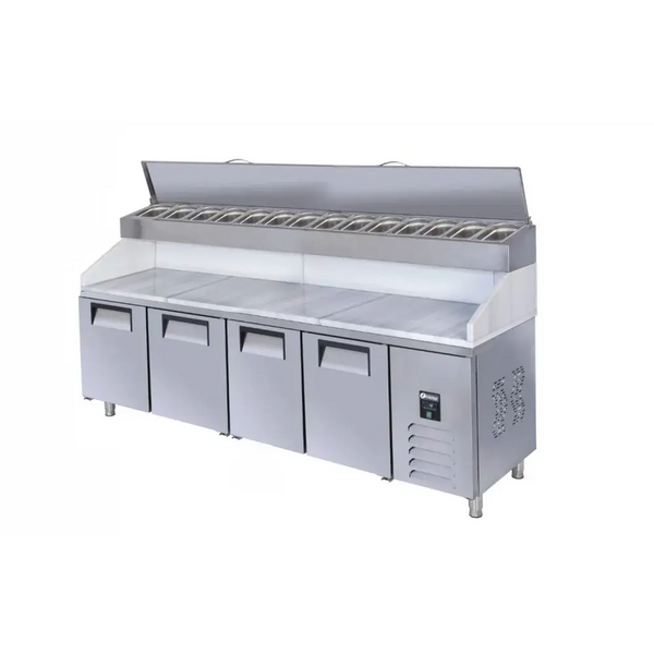 Iceinox Make Up Buzdolabı - 4 Kapılı - Mermerli - Yüksek PTS HM 650