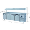 Iceinox Make Up Buzdolapları - 4 Kapılı Yüksek- PTS-H 560 CR