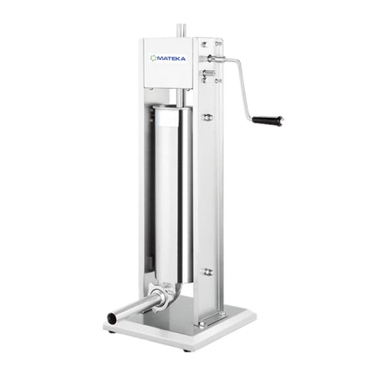 Mateka Manuel Sucuk Salam Sosis Köfte ve Peynir Dolum Makinesi, Dikey, 7 L