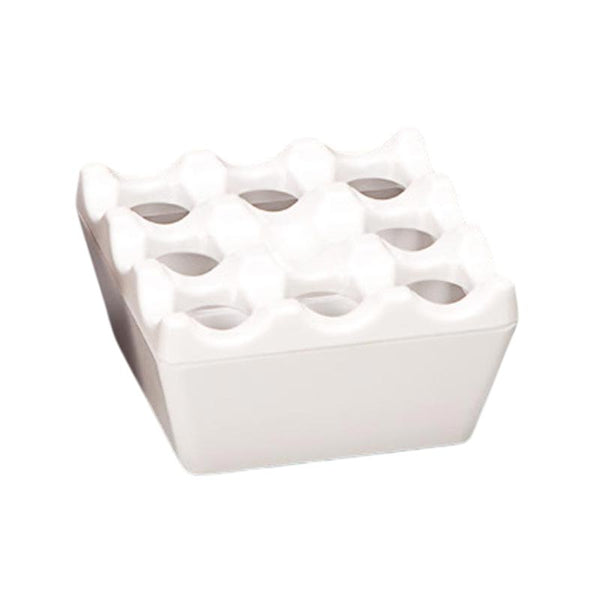 Zicco KK-009 Melamin Küllük, 9x9x4.5 cm, Beyaz