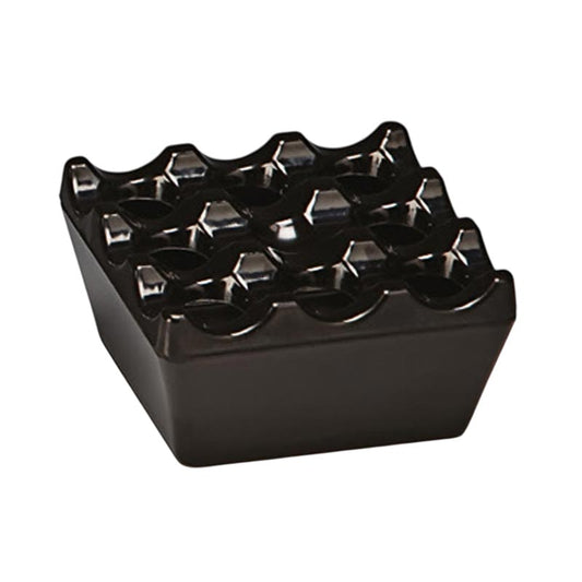 Zicco K-009 Melamin Küllük, 9x9x4.5 cm, Siyah