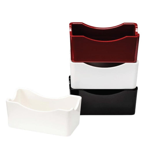 Zicco Poşet Şekerlik, Melamin, 6.5x12x5 cm, Siyah