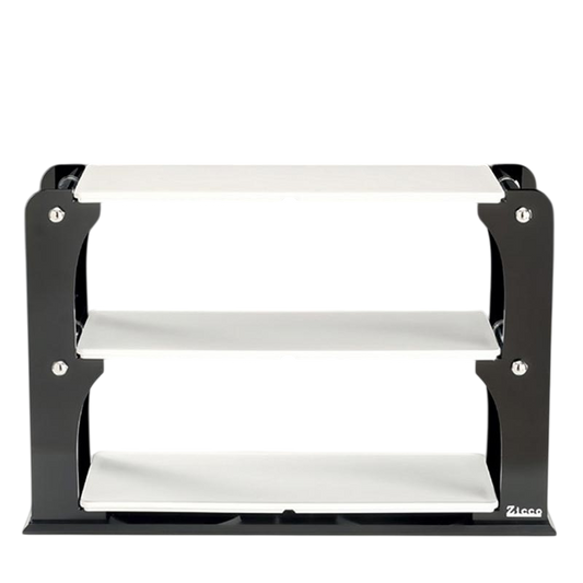 Zicco ZCP-743 3 Katlı Melamin Tepsili Teşhir Standı, 20x57 cm