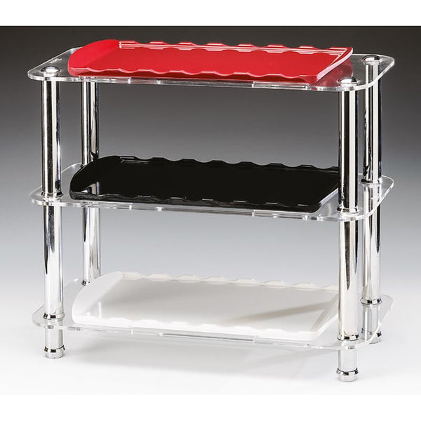 Zicco ZCP-572 Melamin Tepsili Teşhir Standı, 3 Katlı, 38 cm