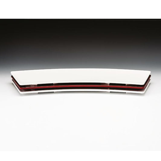 Zicco K-2015 Melamin Teşhir Tabağı, 19x56 cm, Beyaz