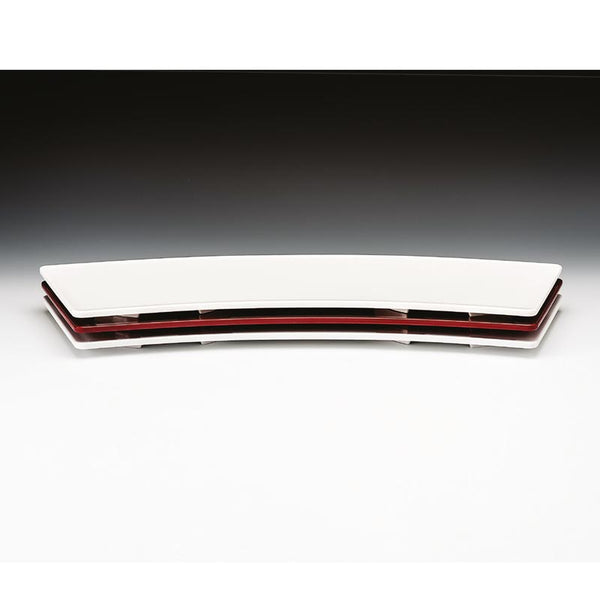 Zicco K-2015 Melamin Teşhir Tabağı, 19x56 cm, Beyaz